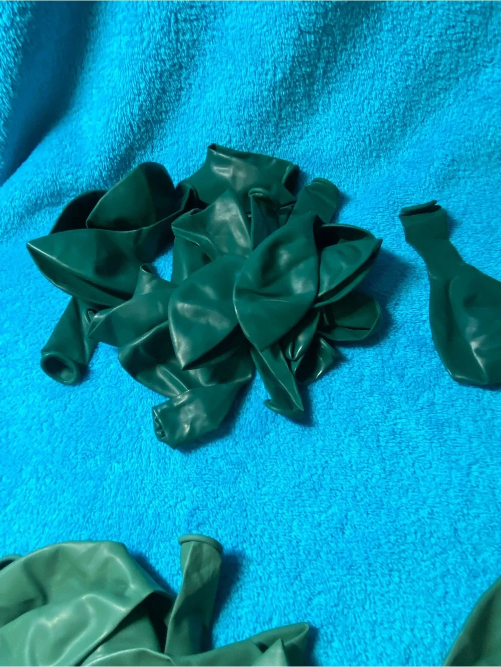 Party Balloon Assortment - Green, Light Green, Gold and Animal print